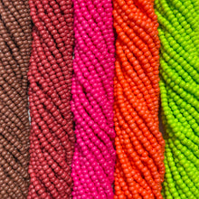 Load image into Gallery viewer, 5 Full Hanks of 10/0 Seed Beads - Forest Sunset