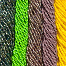 Load image into Gallery viewer, 5 Full Hanks of 11/0 Seed Beads - Liliac Fields
