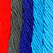 Load image into Gallery viewer, 5 Full Hanks of 11/0 Seed Beads - Berry Bay

