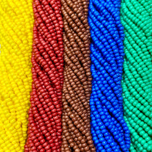 Load image into Gallery viewer, 5 Full Hanks of 10/0 Seed Beads - Sunflower Sea
