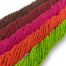 Load image into Gallery viewer, 5 Full Hanks of 10/0 Seed Beads - Forest Sunset
