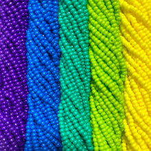 Load image into Gallery viewer, 5 Full Hanks of 10/0 Seed Beads Grape Berry Wine
